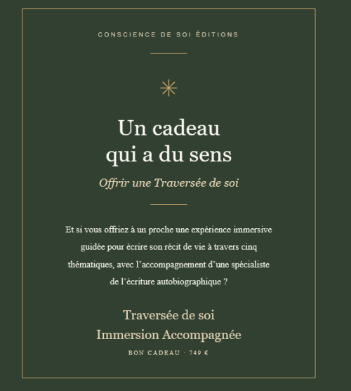Bon cadeau — Traversée de soi : Immersion accompagnée
