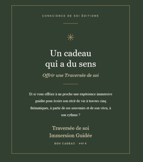 Bon cadeau — Traversée de soi : Immersion guidée